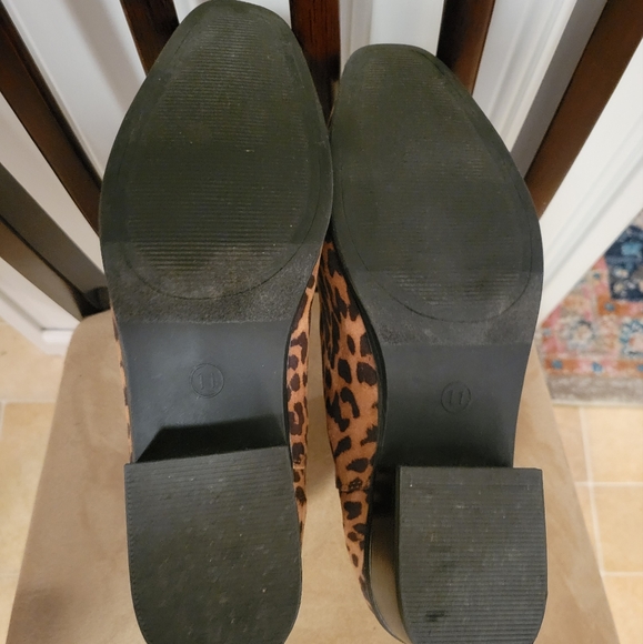 Cheetah print booties size 11M - Picture 7 of 9